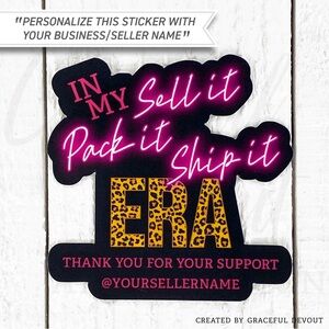 In My Sell It Pack It Ship It ERA - Sticker 2" (inches) (48ct.) [GD71-48]